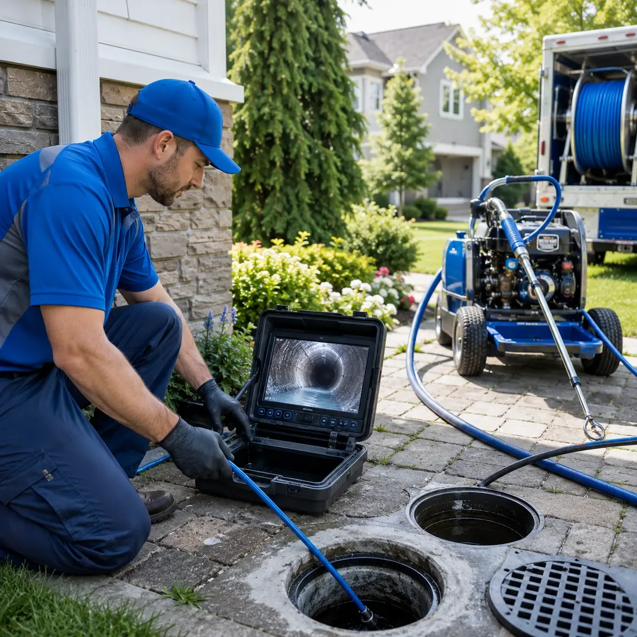 Outdoor drain cleaning professionals serving Boston, IN